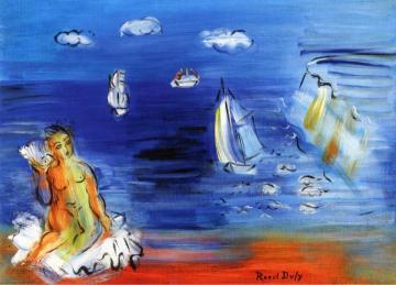 Bather At Sainte-adresse Artwork by Raoul Dufy