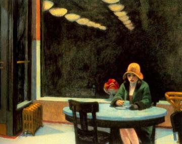 Automat Artwork by Edward Hopper