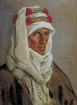Lieutenant Colonel T. E. Lawrence (1888-1935) Artwork by James McBey