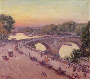 Pont Royal Artwork by Willard Leroy Metcalf