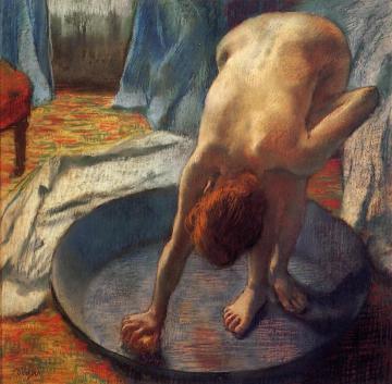 The Tub Artwork by Edgar Degas