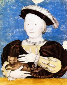 Edward, Prince of Wales, with Monkey Artwork by Hans Holbein the Younger