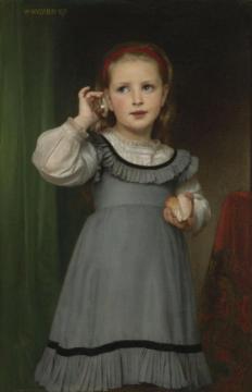 Le bruit de la mer Artwork by William Adolphe Bouguereau