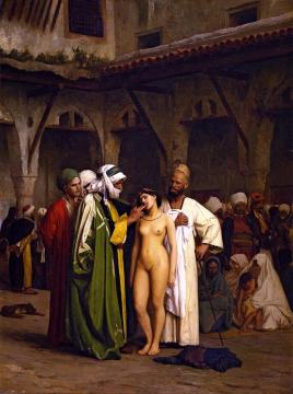 The Slave Market Artwork by Jean Leon Gerome