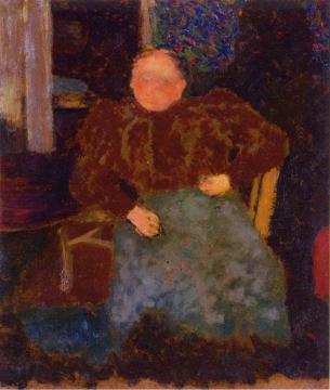 Madame Vuillard Seated Artwork by Edouard Vuillard