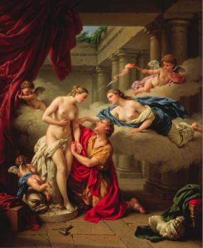 Pygmalion And Galatea Artwork by Louis Jean François Lagrenée