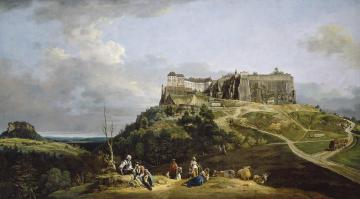 The Fortress of Königstein Artwork by Bernardo Bellotto