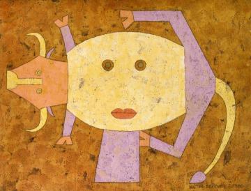 Fixed Close-up of a Metamorphosis Artwork by Victor Brauner