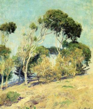 Windswept Trees, Laguna Artwork by Guy Orlando Rose