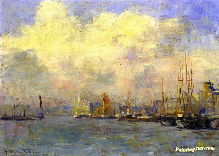 The Pool of London Artwork by Frederick McCubbin