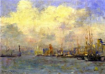 The Pool of London Artwork by Frederick McCubbin