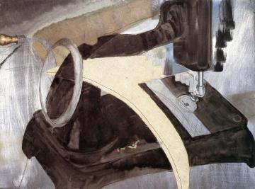 Hand Sewing Machine Artwork by Arthur Dove