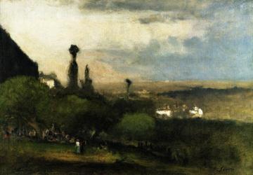 Monte Lucia, Perugia Artwork by George Inness