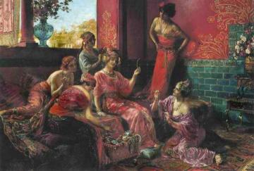 The Toilet Artwork by Georges Antoine Rochegrosse