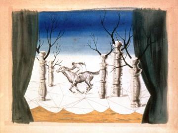 Le Jockey perdu Artwork by Rene Magritte