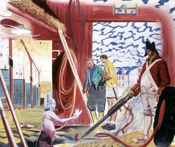 Scheune Artwork by Neo Rauch