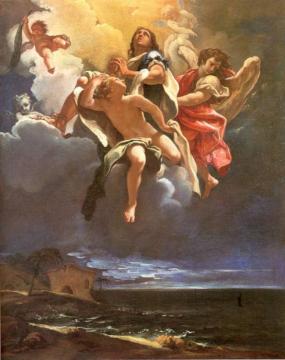 Apotheosis of a Saint Artwork by Sebastiano Ricci