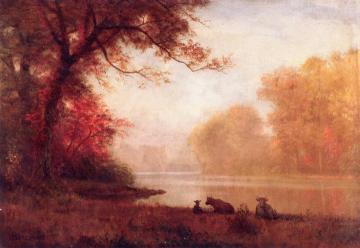 Passaic River Artwork by Albert Bierstadt