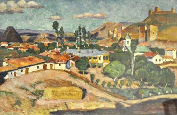 Crimean landscape. Sudak Artwork by Ilya Mashkov