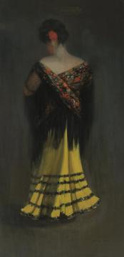 The Spanish Shawl: Portrait Of Jeanne Frankenberg Artwork by George Benjamin Luks