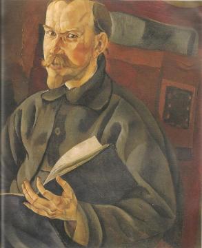 Portrait of Boris Kustodiev Artwork by Boris Grigoriev