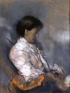 Camille Convalescent Artwork by Odilon Redon