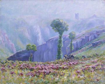 Summer Mist, Valley of La Creuse Artwork by Wynford Dewhurst