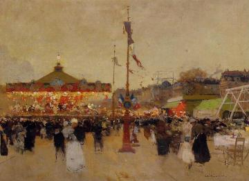 Fete Foraine Artwork by Luigi Loir