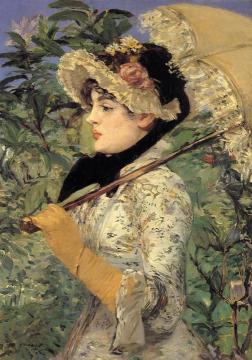Jeanne: Spring Artwork by Edouard Manet