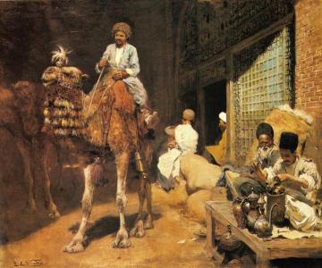 A Marketplace in Ispahan Artwork by Edwin Lord Weeks