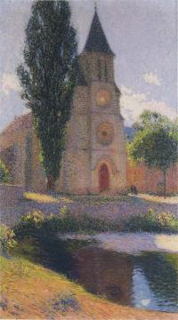 Church at Labastide du Vert Artwork by Henri Martin