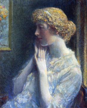 The Ash Blond Artwork by Frederick Childe Hassam