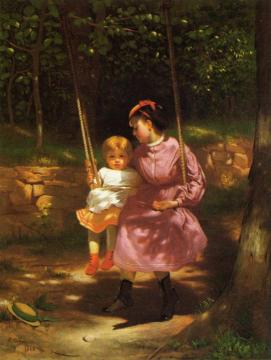 The Swing Artwork by John George Brown