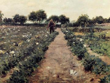 The Potato Patch Artwork by William Merritt Chase