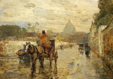 The Val de Grace, Spring Morning Artwork by Frederick Childe Hassam