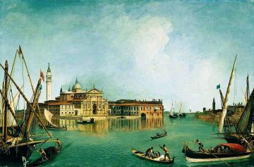Venise, San Giorgio Island Artwork by Michele Giovanni Marieschi