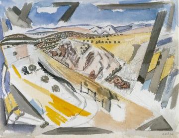 Canyon Of The Hondo, N.m. Artwork by John Marin