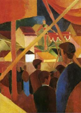 Tightrope Walker Artwork by August Macke