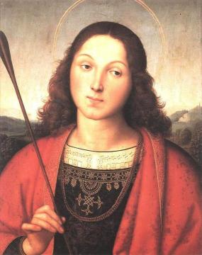 St Sebastian Artwork by Raphael