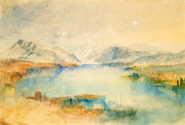 The Rigi, Lake Lucerne Artwork by Joseph Mallord William Turner