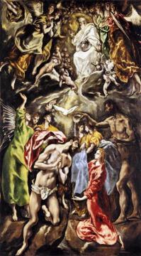 The Baptism Of Christ Artwork by El Greco