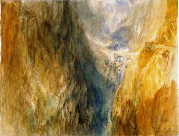 The Devil's Bridge, St Gothard Artwork by Joseph Mallord William Turner