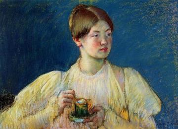 The Cup of Tea Artwork by Mary Cassatt