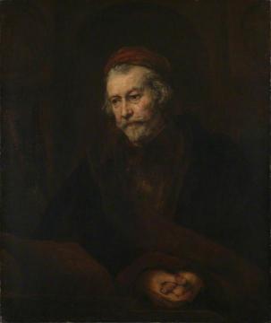 Old Man Dressed As Saint Paul Artwork by Rembrandt van Rijn