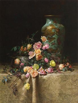 Still Life with Roses Artwork by Milne Ramsey