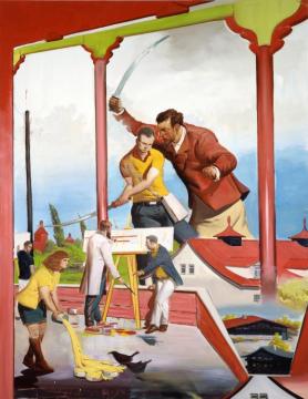 Abstraktion Artwork by Neo Rauch