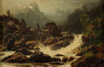 The Mountain Stream Artwork by Robert Schultze
