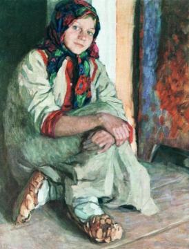 Girl Artwork by Nikolai Petrovich Bogdanov-belsky