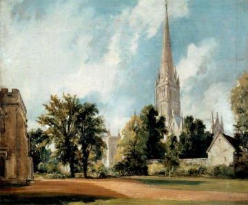 Salisbury Cathedral from the Close Artwork by John Constable
