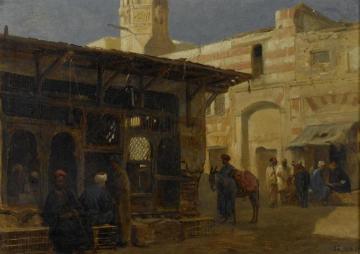 Street in Cairo Artwork by Frederick Goodall